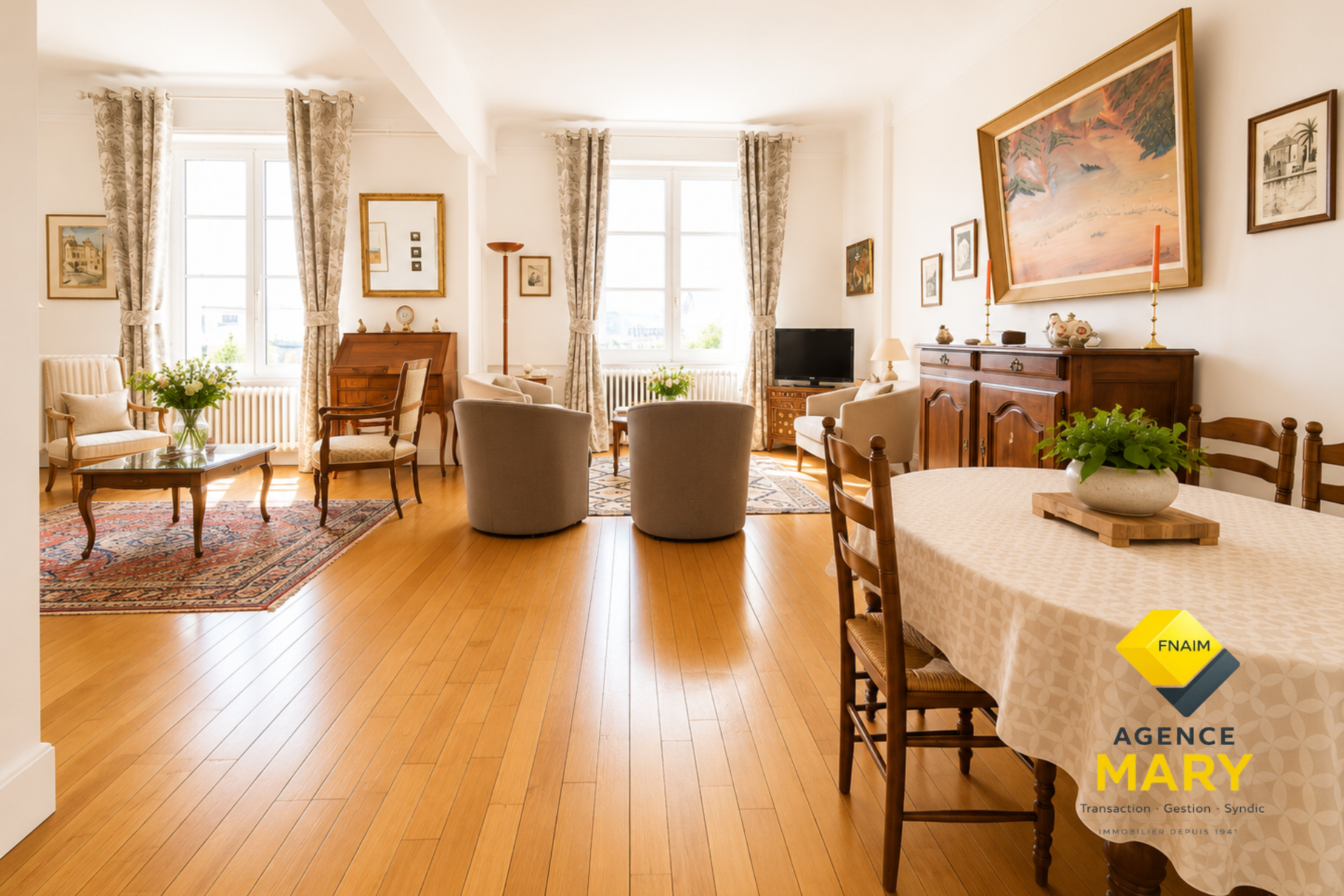 🏡 Appartement de caractère de 71 m² entièrement rénové – Parking, chambre de bonne et terrasse panoramique - Image 3