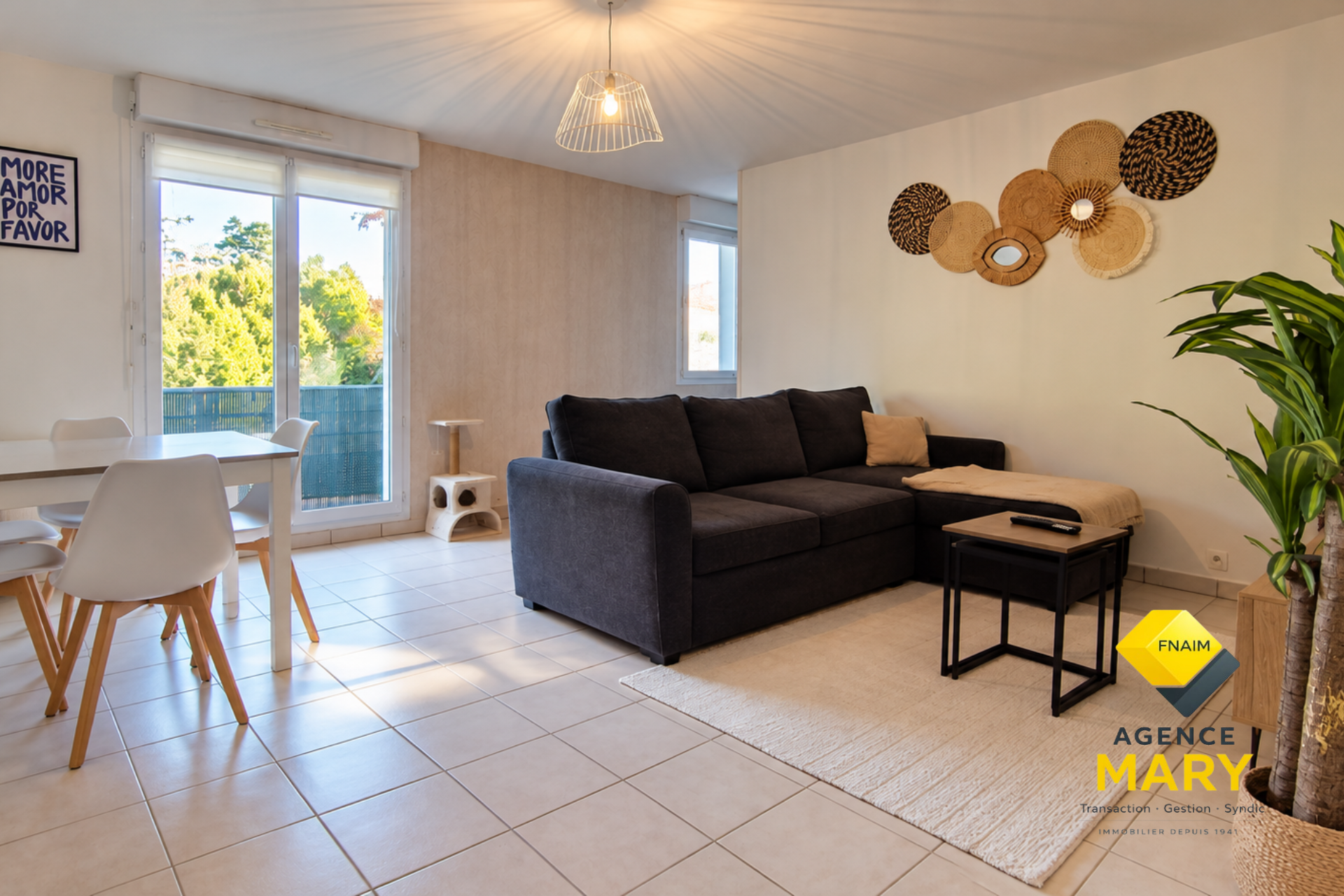 Appartement T2 de 49 m² avec grand balcon et parking sécurisé – Bellerive-sur-Allier – LOUE